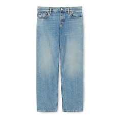 Pantalón de denim de ajuste recto