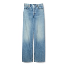 Pantalón de denim de pernera ancha