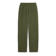 Cotton jersey leisure pants with embroidery