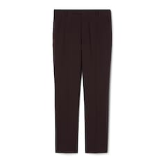 Pantalon en laine stretch avec broderie