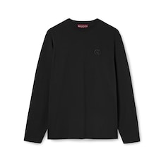 Long-sleeve cotton jersey T-shirt
