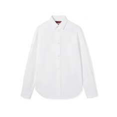 Hemd aus schwerem Baumwollpopeline mit Stickerei