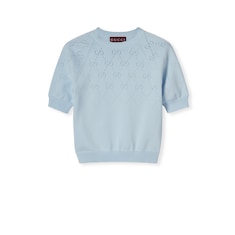 Top girocollo in cotone GG