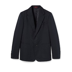 Veste en gabardine de coton à jacquard GG