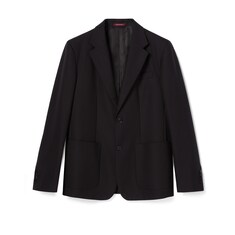 Veste à simple boutonnage en toile de coton