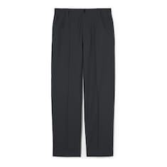 Pantalón de sarga de lana con bordado