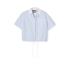 Camicia in cotone fil coupé Gucci