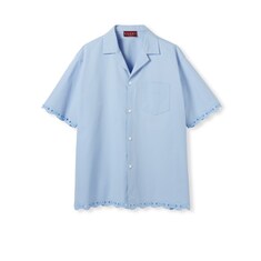 Bowling-Shirt aus Baumwolle mit Stickerei