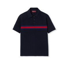 Polo in piquet di cotone con Web