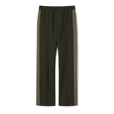 Pantalone in twill di lana con logo