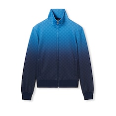 Jacke aus Neopren mit Print und Reißverschluss