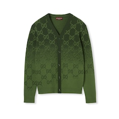 GG wool jacquard cardigan