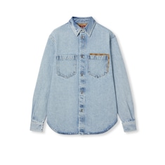 Hemd aus Denim mit Waschung und GG Einsatz