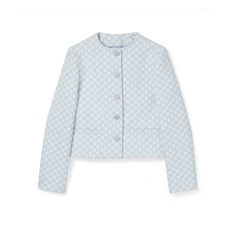 Chaqueta de rizo de algodón con GG