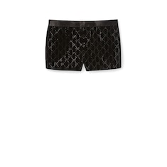 Short de terciopelo de algodón bordado