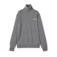 Rollkragenpullover aus Kaschmir mit Intarsie