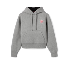 Jersey hooded sweatshirt with print