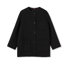 Reversible wool silk jacket