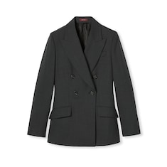 Double-breasted wool jacket
