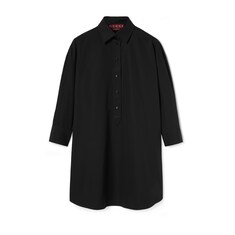 Camicia in popeline di cotone con ricamo