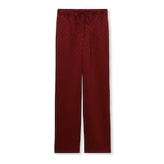 Pantalón de satén con GG