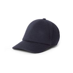 Cappellino da baseball in lana con ricamo