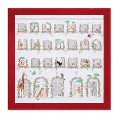 Carré in twill di seta stampato