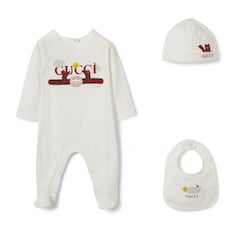 Ensemble cadeau trois-pièces en coton pour bébé