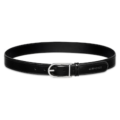 Belt with rounded buckle