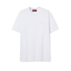 Cotton jersey T-shirt with embroidery
