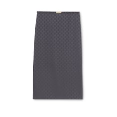 Rock aus GG Baumwoll- und Seidenjacquard