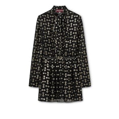 Horsebit silk coupé dress