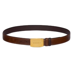 Ceinture réversible avec boucle plate