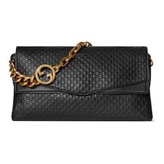 Große Schultertasche mit Kette