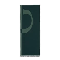 Wool scarf with Gucci logo