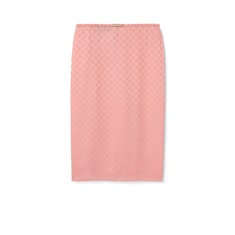 Gonna in seta GG jacquard