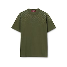 Cotton jersey T-shirt with crystals