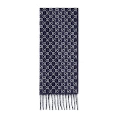 GG wool cashmere scarf