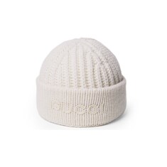 Wool cashmere hat with embroidery
