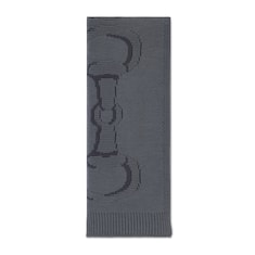 Wool scarf with Horsebit detail