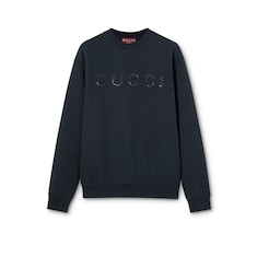 Sweatshirt aus Baumwolljersey mit Stickerei