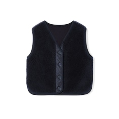 Gilet pour enfant en tissu duveteux GG