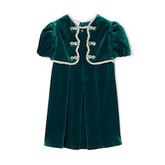 Children's velvet dress