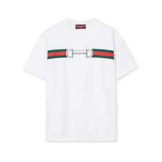 Cotton jersey T-shirt with embroidery