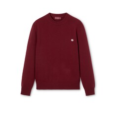 Jersey de lana de cashmere con bordado