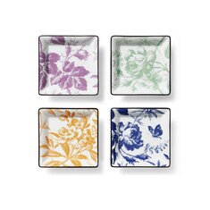 Herbarium print trinket tray set