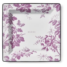 Herbarium print large trinket tray