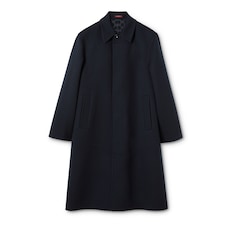 Manteau réversible double en laine