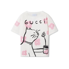 Kinder-T-Shirt aus Baumwolle mit Print