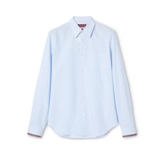 Striped cotton shirt with Web